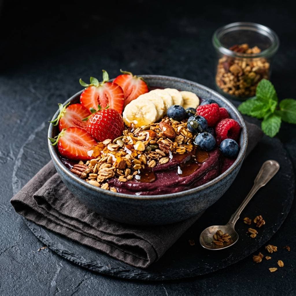 Banner de destaque da loja Mega Açaí (Demo)